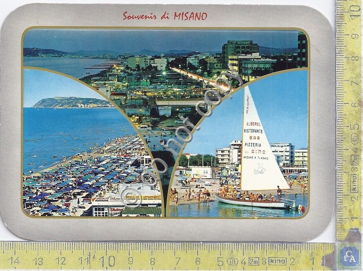 Cartolina - Postcard - Misano - Multivisione - barche - …