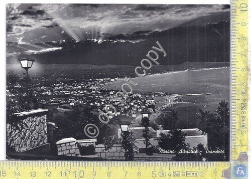 Cartolina - Postcard - Misano Adriatico - Panorama - 1958 | Immagine principale