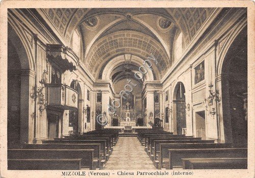 Cartolina - Postcard - Mizzole - Verona - Chiesa - …