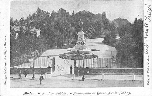 Cartolina - Postcard - Modena - Giardino - Monumento a … | Immagine principale