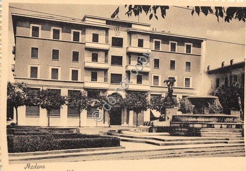 Cartolina - Postcard - Modena - Grande Albergo - anni …