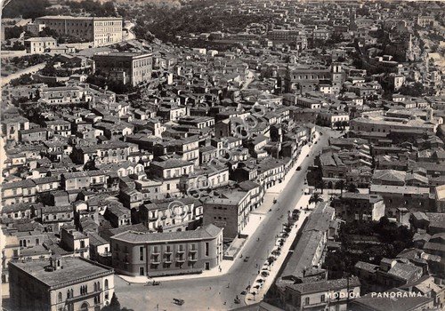 Cartolina - Postcard - Modica - Panorama dall'alto - 1949