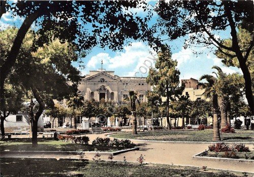 Cartolina - Postcard - Mola di Bari - Stazione ferroviaria …