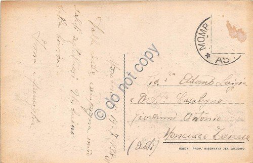 Cartolina - Postcard - Mombercelli panorama 1938 VG