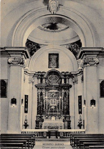 Cartolina - Postcard - Mompeo Sabino - Chiesa - Interno … | Immagine principale