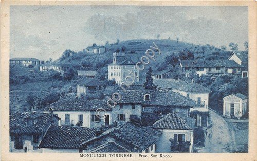 Cartolina - Postcard - Moncucco Torinese Frazione San Rocco 1939 | Immagine principale
