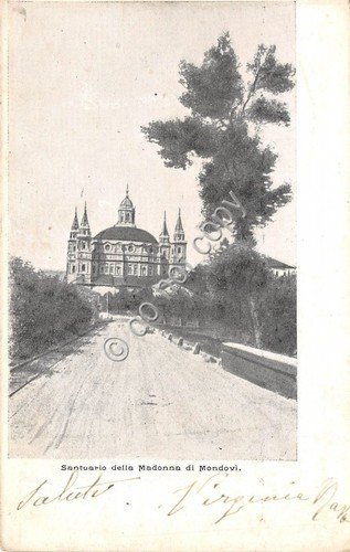 Cartolina - Postcard - Mondovi' Santuario della Madonna anni '10 … | Immagine Gallery 2