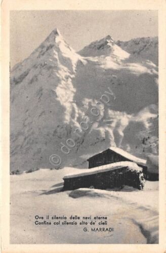 Cartolina - Postcard - Montagna - Poesia Marradi - NVG