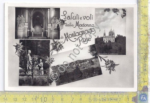 Cartolina - Postcard - Montagnaga di Pinè - saluti dalla … | Immagine principale
