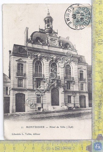 Cartolina - Postcard - Montdidier - Hotel de Ville - …