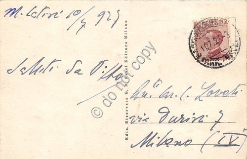 Cartolina - Postcard - Montecatini Tettuccio 1927 | Immagine Gallery 2