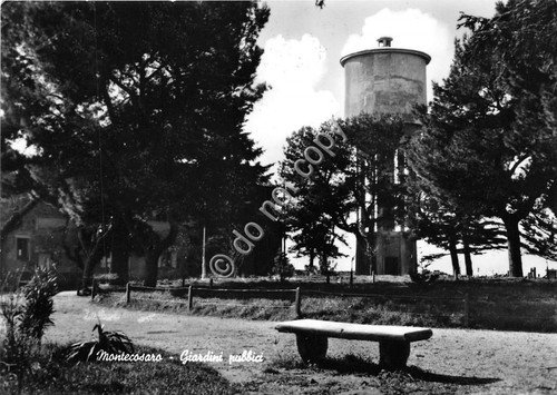 Cartolina - Postcard - Montecosaro - Giardini Pubblici - 1958