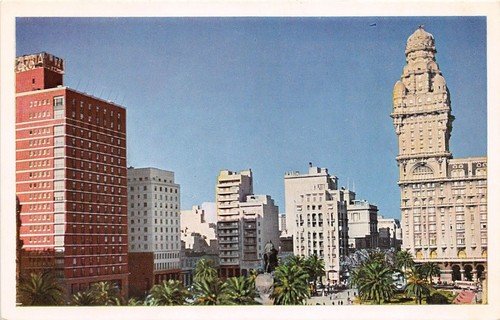 Cartolina - Postcard - Montevideo - Uruguay - Edification Placa …