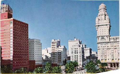 Cartolina - Postcard - Montevideo - Uruguay - Edification Plaza … | Immagine principale