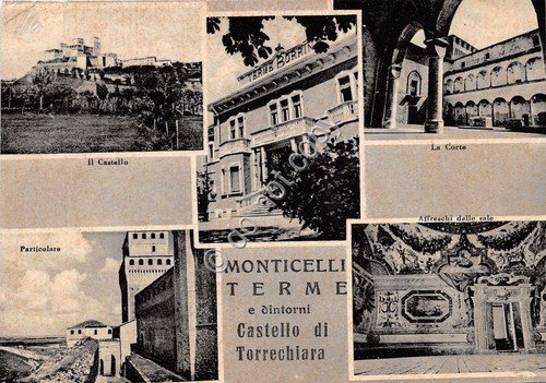 Cartolina - Postcard - Monticelli Terme- Vedutine - 1964