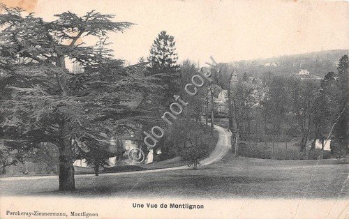 Cartolina - Postcard - Montlignon - View - anni '30