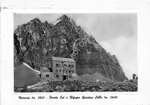 Cartolina - Postcard - Monviso - Parete est - Rifugio … | Immagine principale