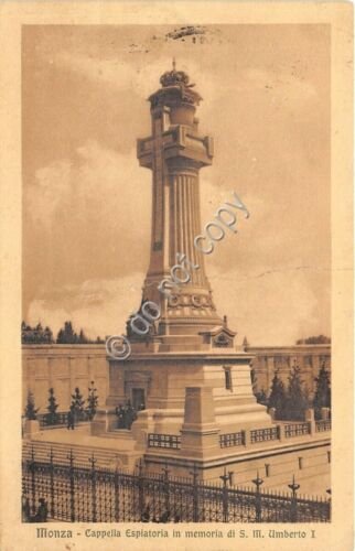 Cartolina - Postcard - Monza - Cappella Espiatoria - 1914