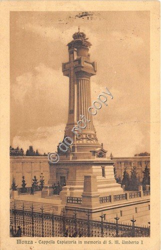 Cartolina - Postcard - Monza - Cappella Espiatoria - 1914 | Immagine principale