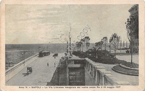 Cartolina - Postcard - Napoli - Litoranea - Animata - … | Immagine principale