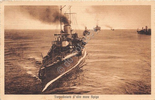 Cartolina - Postcard - Nave - Torpediniera Spiga - VG