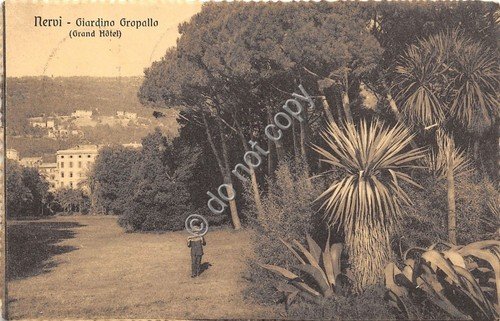 Cartolina - Postcard - Nervi - Giardino Gropallo - Grand … | Immagine principale