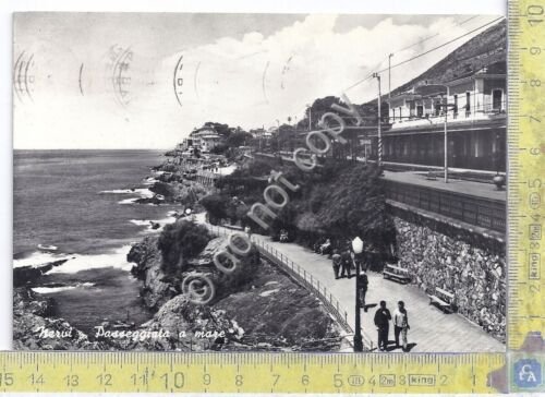 Cartolina - Postcard - Nervi - Passeggiata a mare - …