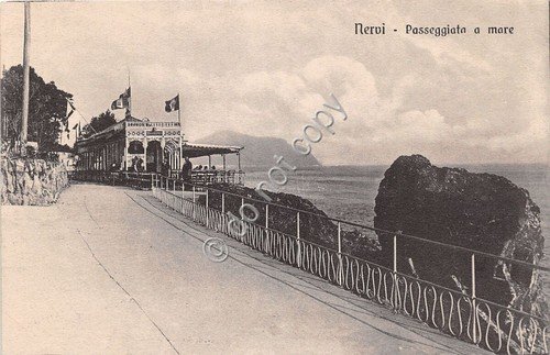 Cartolina - Postcard - Nervi - Passeggiata a mare - …