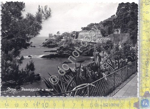 Cartolina - Postcard - Nervi - Passeggiata a mare - … | Immagine principale