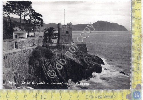Cartolina - Postcard - Nervi - Torre Gropallo - anni … | Immagine principale