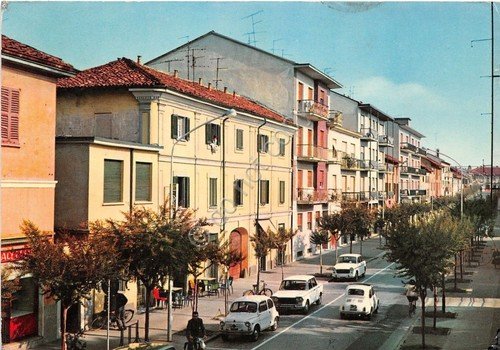 Cartolina - Postcard - Nerviano - Viale Villoresi - 1972 | Immagine principale
