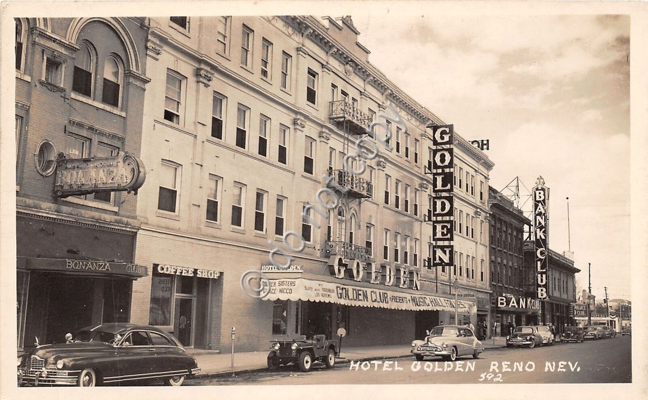 Cartolina - Postcard - Nevada - Reno - Hotel Golden …