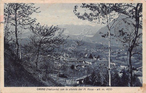 Cartolina - Postcard - Orino - Panorama - Sfondo Monte …