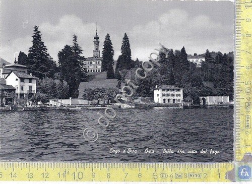 Cartolina - Postcard - Orta - Villa Pia - Vista …