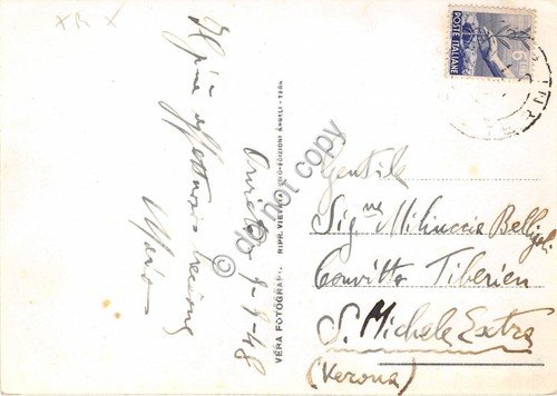 Cartolina - Postcard - Orvieto vista dal Duomo 1948 | Immagine Gallery 2