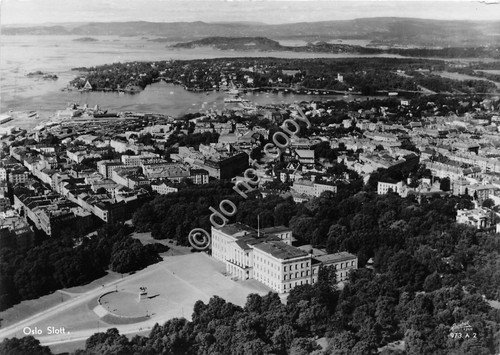 Cartolina - Postcard - Oslo - Panorama - 1954 | Immagine principale