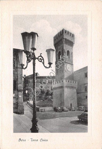 Cartolina - Postcard - Ostra - Torre Civica - anni …