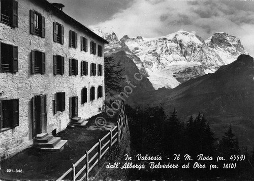 Cartolina - Postcard - Otro - Valsesia - Albergo Belvedere … | Immagine principale