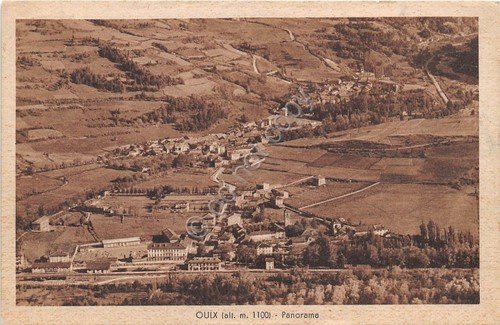 Cartolina - Postcard - Oulx - Panorama - 1936 (Torino)