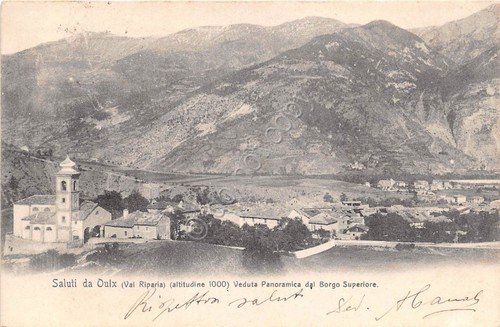 Cartolina - Postcard - Oulx - Panorama da Borgo Superiore … | Immagine principale