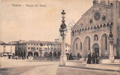 Cartolina - Postcard - Padova - Piazza del Santo - …