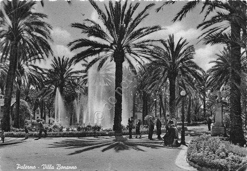Cartolina - Postcard - Palermo - Villa Bonanno - 1956 … | Immagine principale