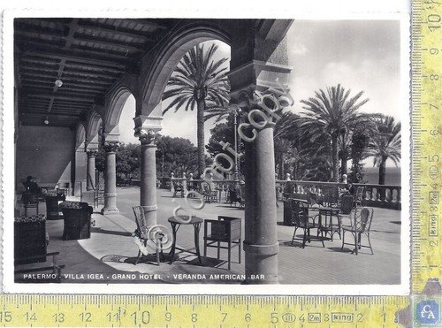 Cartolina - Postcard - Palermo - Villa Igea - Grand … | Immagine principale