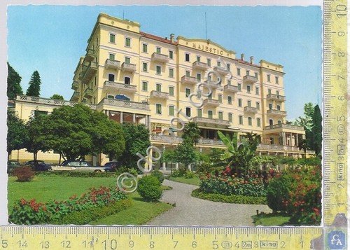Cartolina - Postcard - Pallanza - Hotel Majestic - 1958