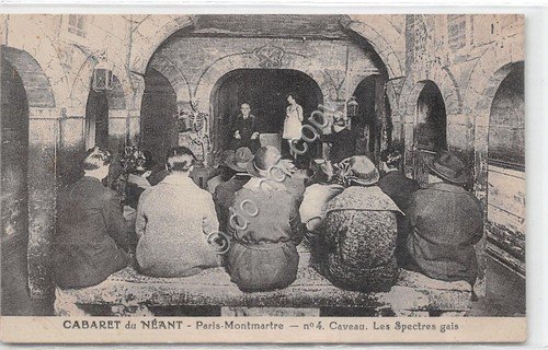 Cartolina - Postcard - Paris - Cabaret da Neant - …