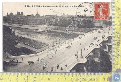 Cartolina - Postcard - Paris - Pont Neuf - Animee …