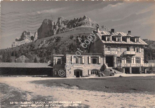 Cartolina - Postcard - Passo Carezza - Albergo Savoia - …