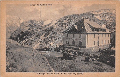 Cartolina - Postcard - Passo dello Stelvio - Albergo - …