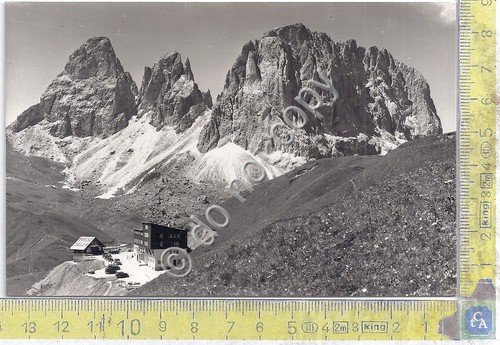 Cartolina - Postcard - Passo Sella - Albergo Maria Flora