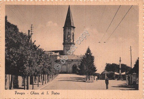 Cartolina - Postcard - Perugia - Chiesa S. Pietro - …